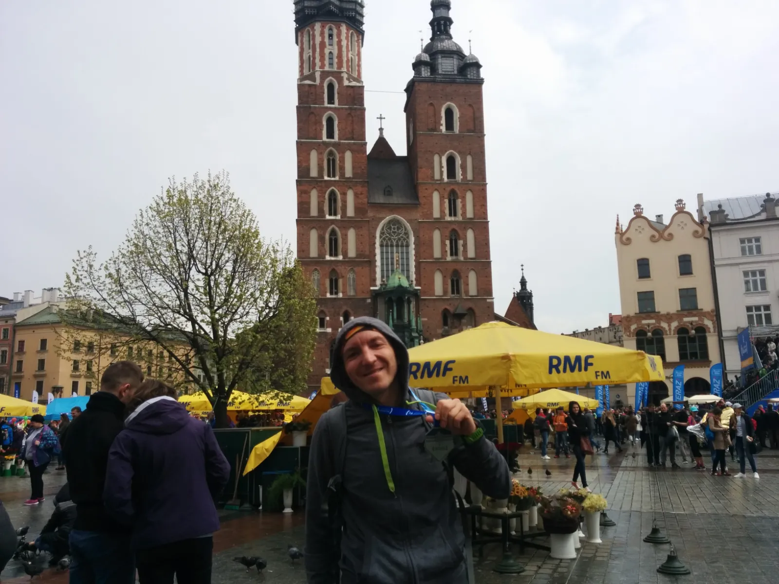 Cracovia Maraton – Kraków, Jacek na mecie