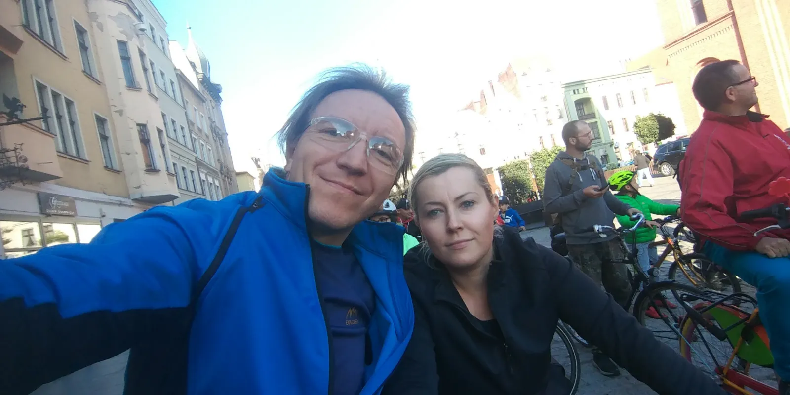 Rowerowa Masa Krytyczna w Toruniu z okazji Dnia bez Samochodu